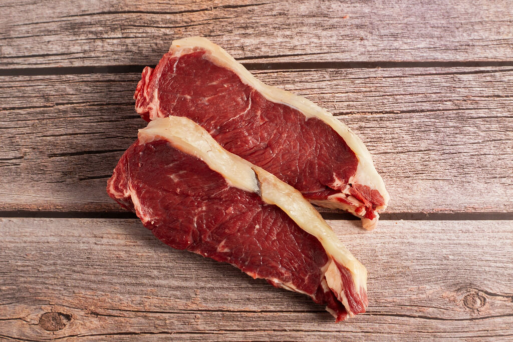 Dry aged Irish striploin steak