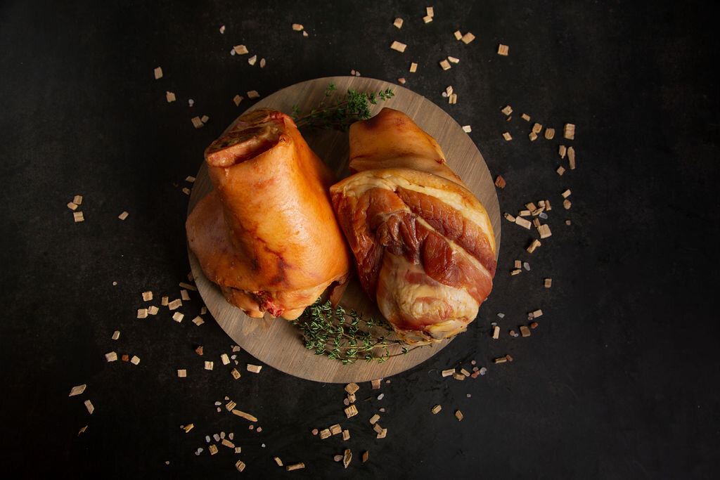 Smoked pork shank from the Navan smokehouse